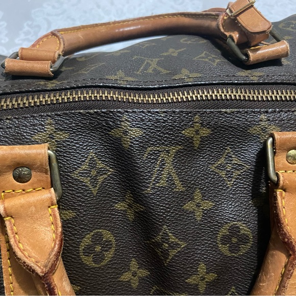 Authentic vintage Louis Vitton Monogram Keepall Bandolier 50 - Picture 10 of 11